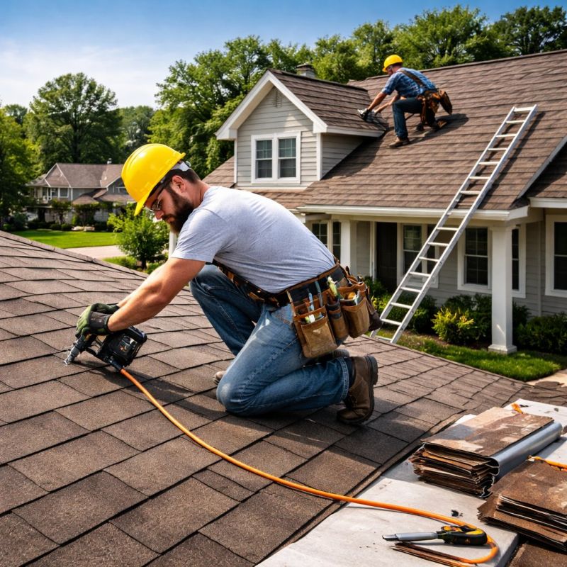Asphalt Shingles Installation detail